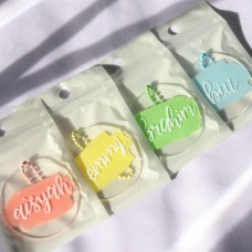 Gantungan nama custom